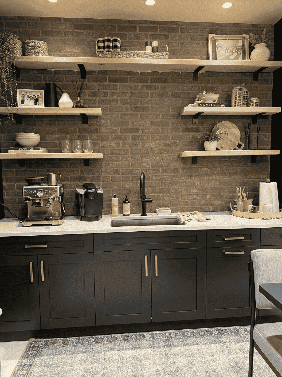 Custom Kitchen Shelving