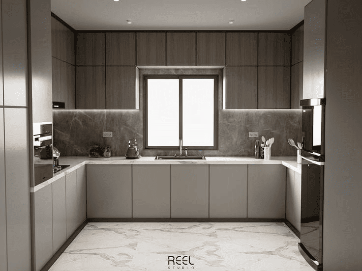 U-Shaped Kitchen